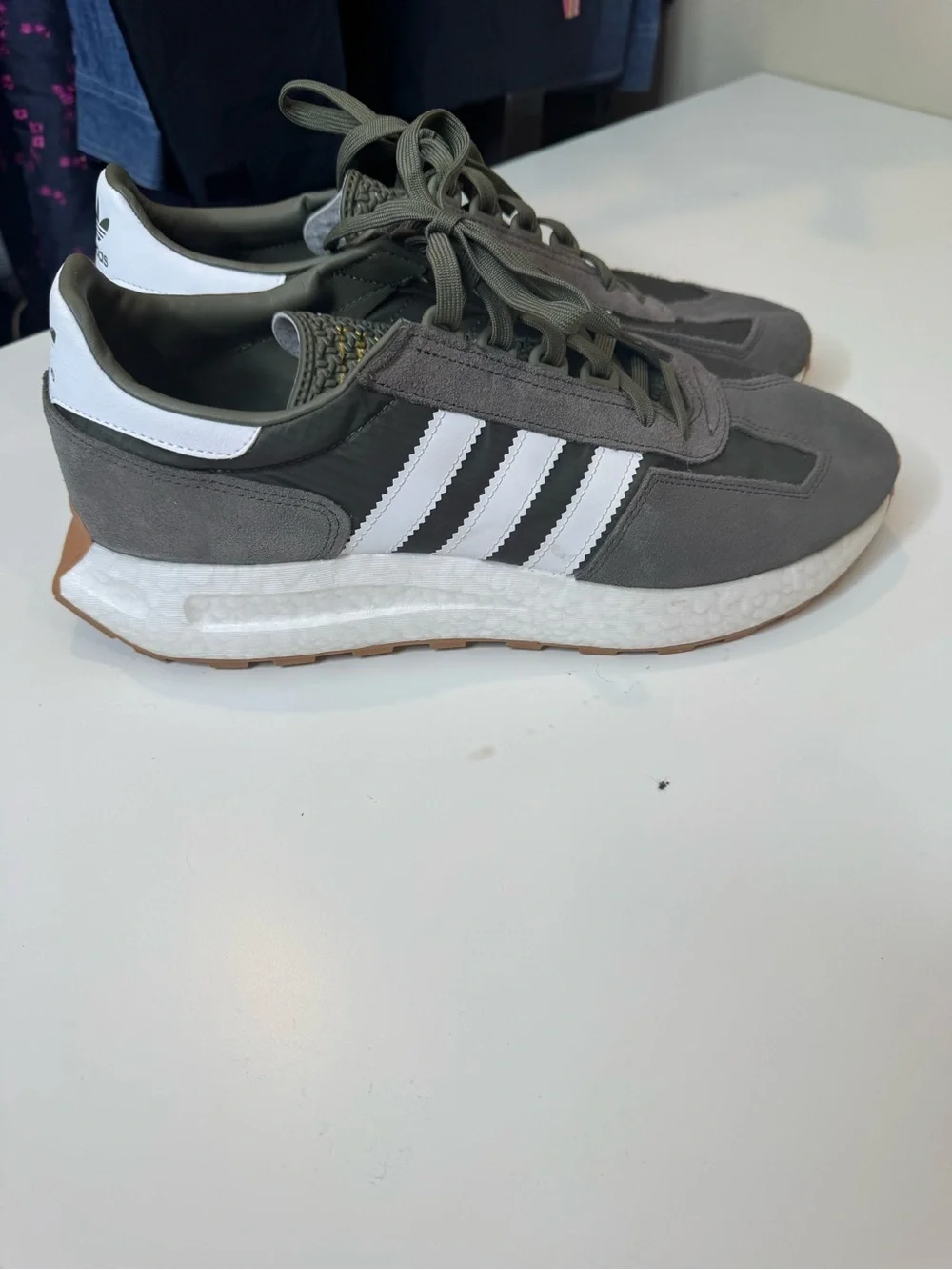adidas Retropy E5 Men’s Olive Green Sneakers size 13
